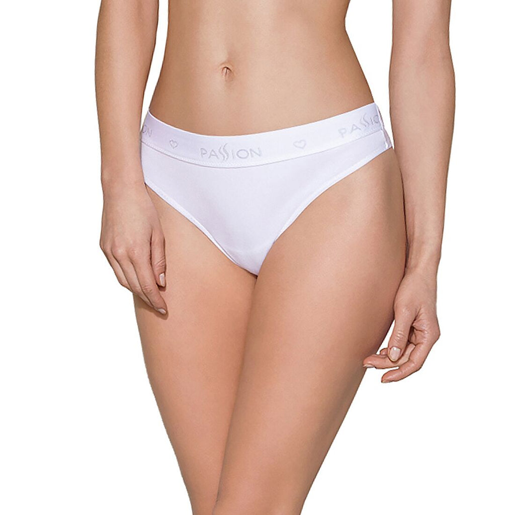 Passion (Польща) Трусики-бразиліана з бавовни Passion PS005 PANTIES L, white