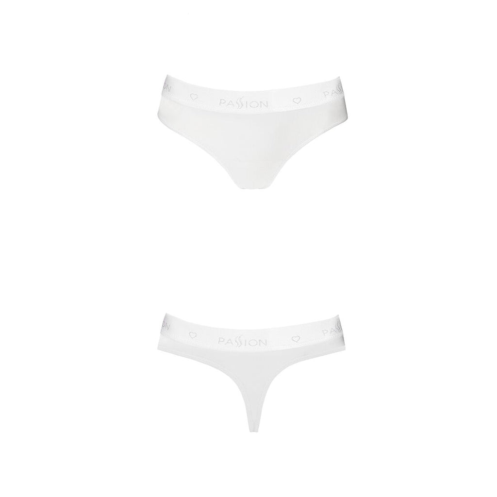 Passion (Польща) Трусики-бразиліана з бавовни Passion PS005 PANTIES L, white
