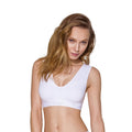Passion (Польща) Спортивний топ з еластичної бавовни Passion PS005 TOP M, white