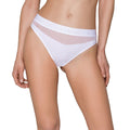 Passion (Польща) Трусики з прозорою вставкою Passion PS006 PANTIES L, white