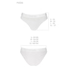 Трусики з прозорою вставкою Passion PS006 PANTIES S