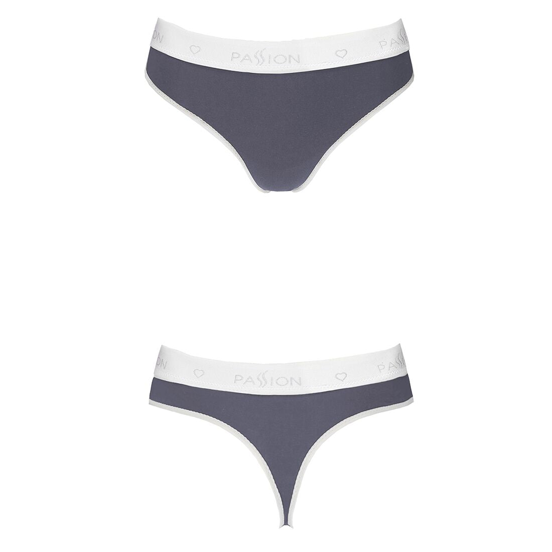 Passion (Польща) Спортивні трусики-стрінги Passion PS007 PANTIES dark grey, L