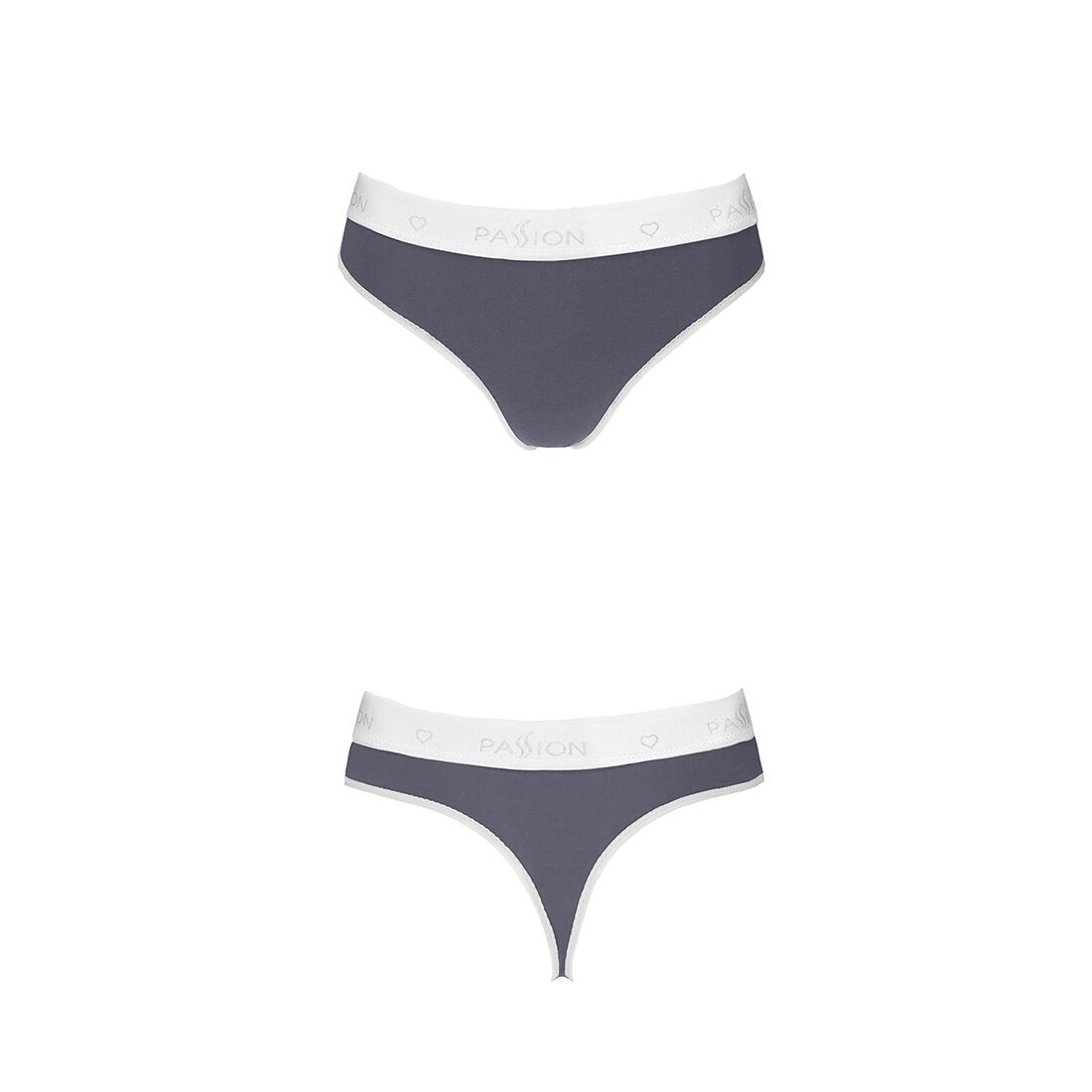 Passion (Польща) Спортивні трусики-стрінги Passion PS007 PANTIES M, dark grey