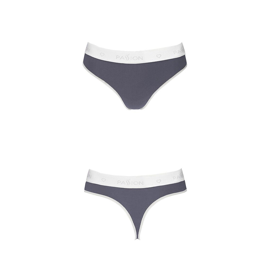 Passion (Польща) Спортивні трусики-стрінги Passion PS007 PANTIES S, dark grey