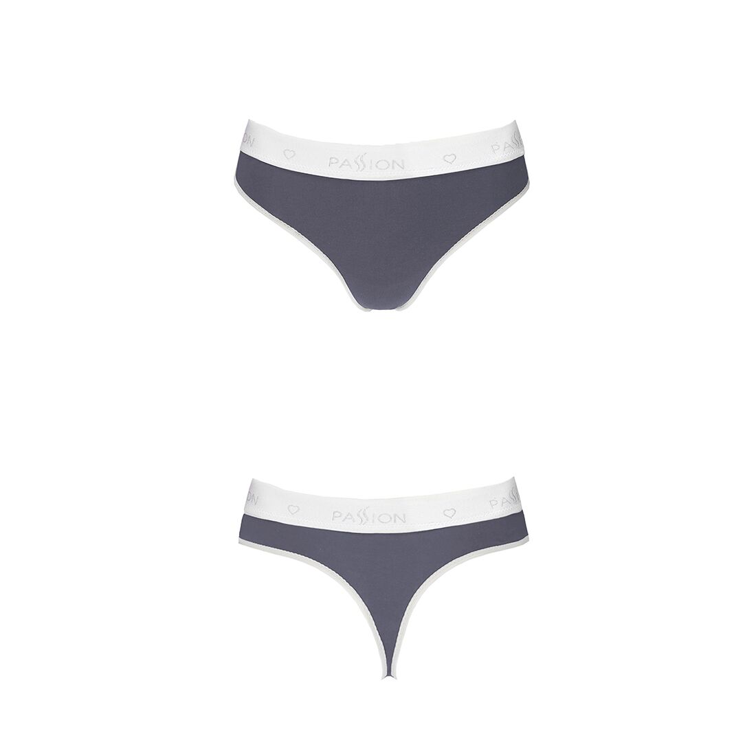 Passion (Польща) Спортивні трусики-стрінги Passion PS007 PANTIES S, dark grey