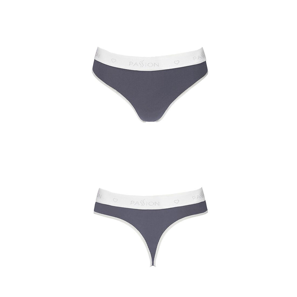 Passion (Польща) Спортивні трусики-стрінги Passion PS007 PANTIES XL, dark grey