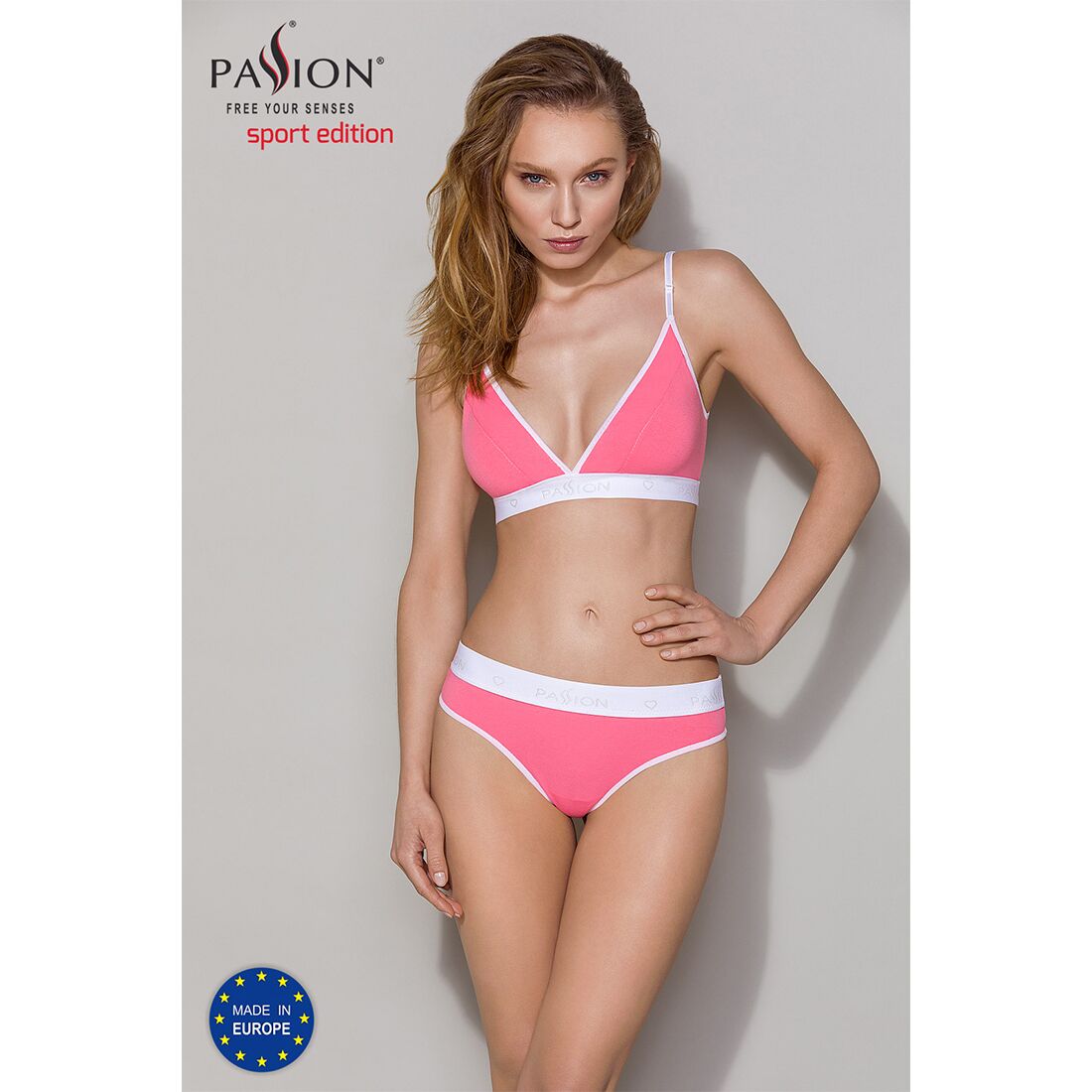 Passion (Польща) Спортивні трусики-стрінги Passion PS007 PANTIES S, pink