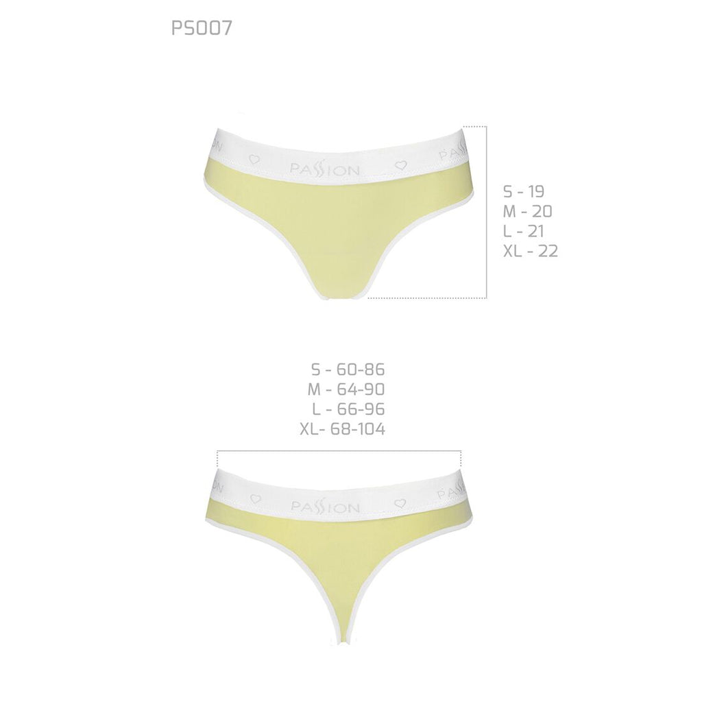 Passion (Польща) Спортивні трусики-стрінги Passion PS007 PANTIES M, yellow