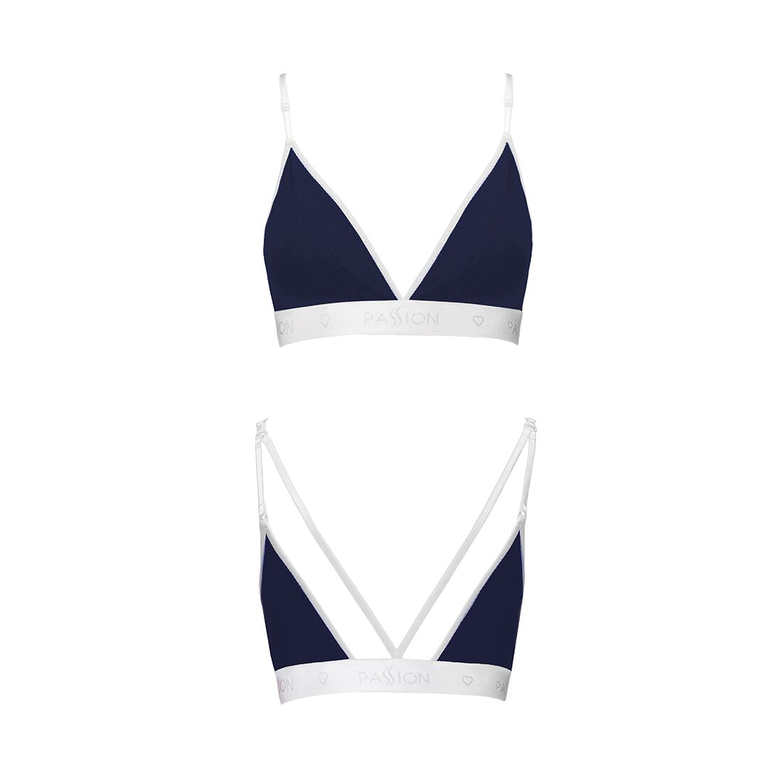 Passion (Польща) Спортивний топ з подвійними бретелями Passion PS007 TOP M, navy blue
