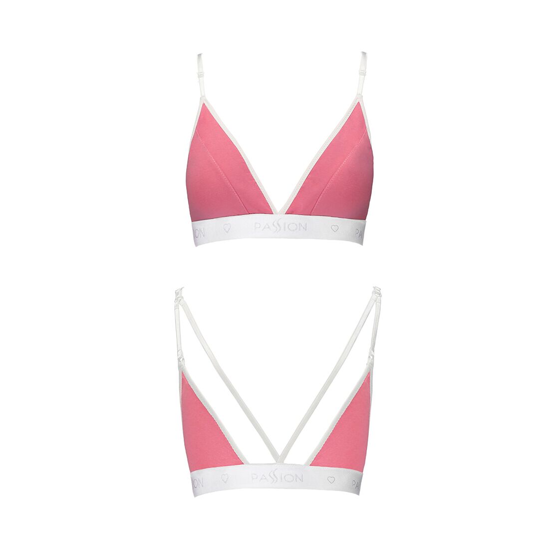 Passion (Польща) Спортивний топ з подвійними бретелями Passion PS007 TOP S, pink