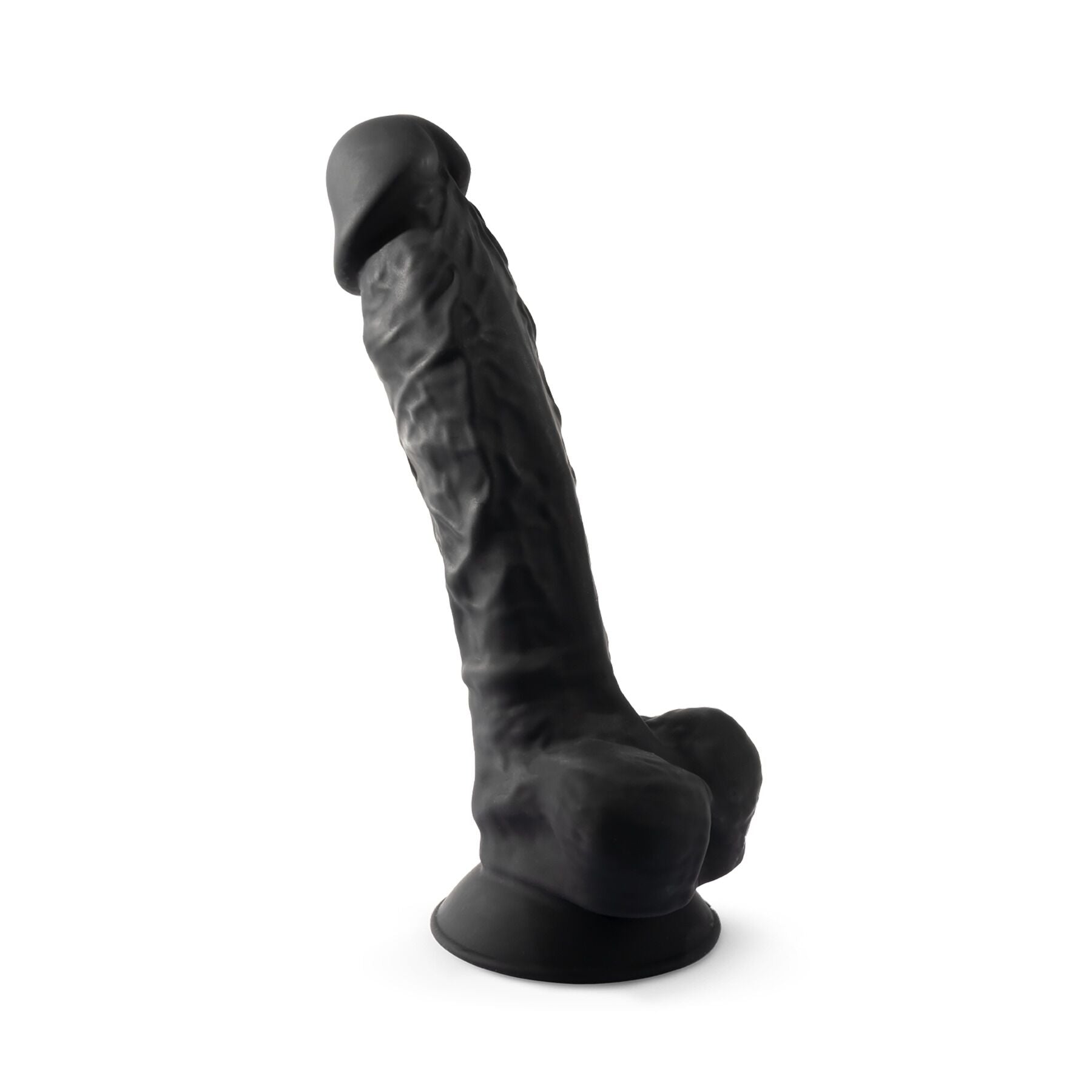 Фалоімітатор SilexD Vetus Black (MODEL 1 size 8in), двошаровий, силікон + Silexp