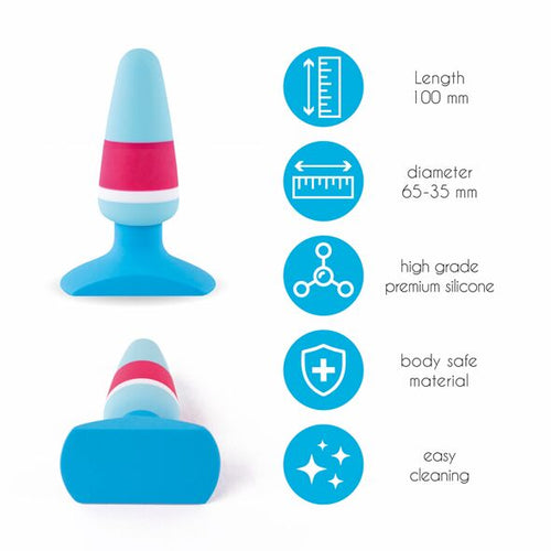 Анальна пробка FeelzToys - Plugz Butt Plug Colors