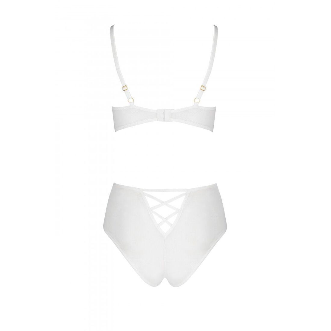 Passion (Польща) Еротичний комплект з малюнком Passion LOVELIA BIKINI S/M, white
