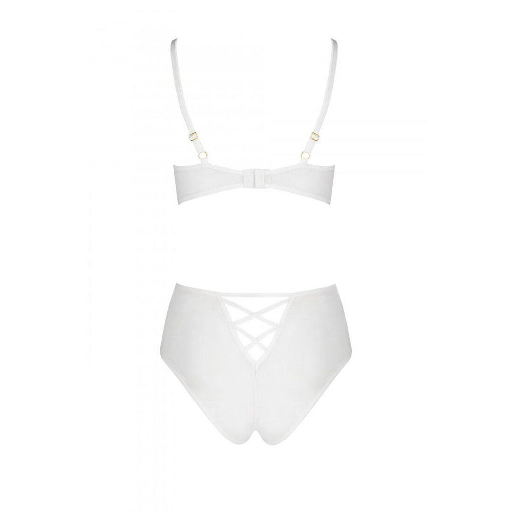 Passion (Польща) Еротичний комплект з малюнком Passion LOVELIA BIKINI XXL/XXXL, white