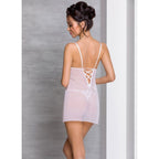 Сорочка з вирізами на грудях, стрінги Passion LOVELIA CHEMISE