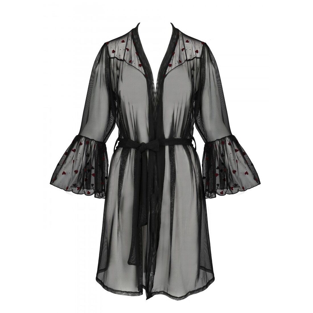 Passion (Польща) Повітряний пеньюар Passion LOVELIA PEIGNOIR L/XL, black