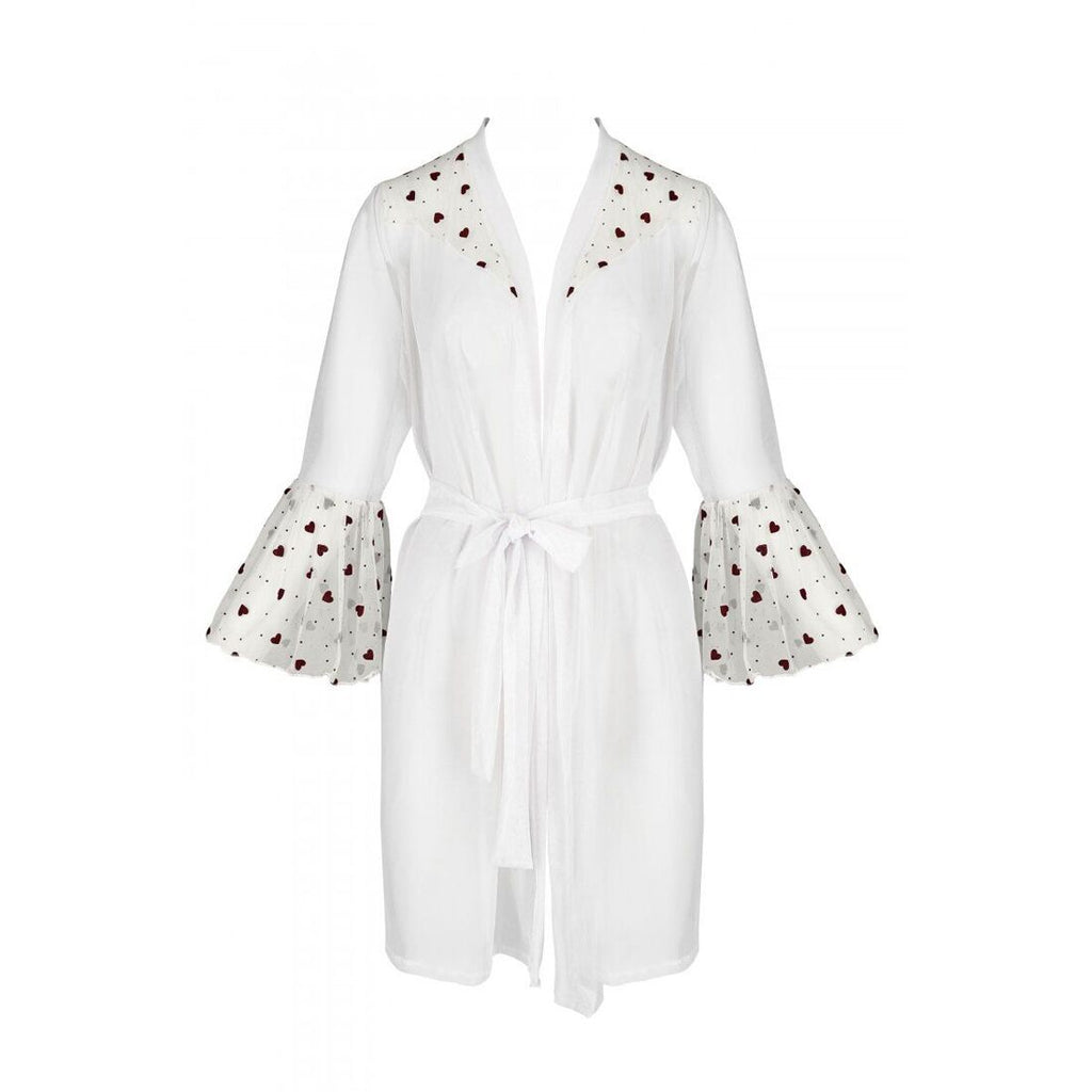Passion (Польща) Повітряний пеньюар Passion LOVELIA PEIGNOIR L/XL, white