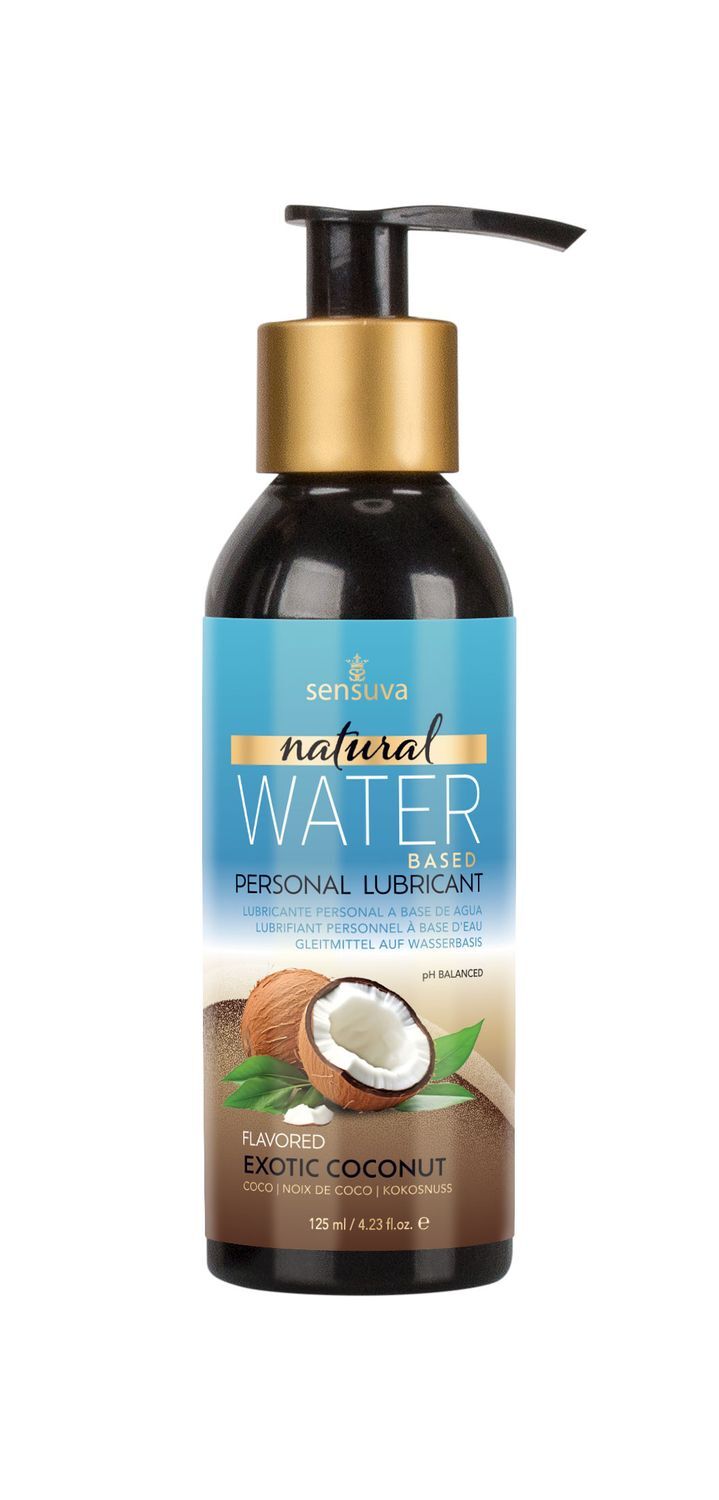 Sensuva (США) Змазка на водній основі Sensuva Natural Water-Based Exotic Coconut (125 мл) без гліцерину і парабенів