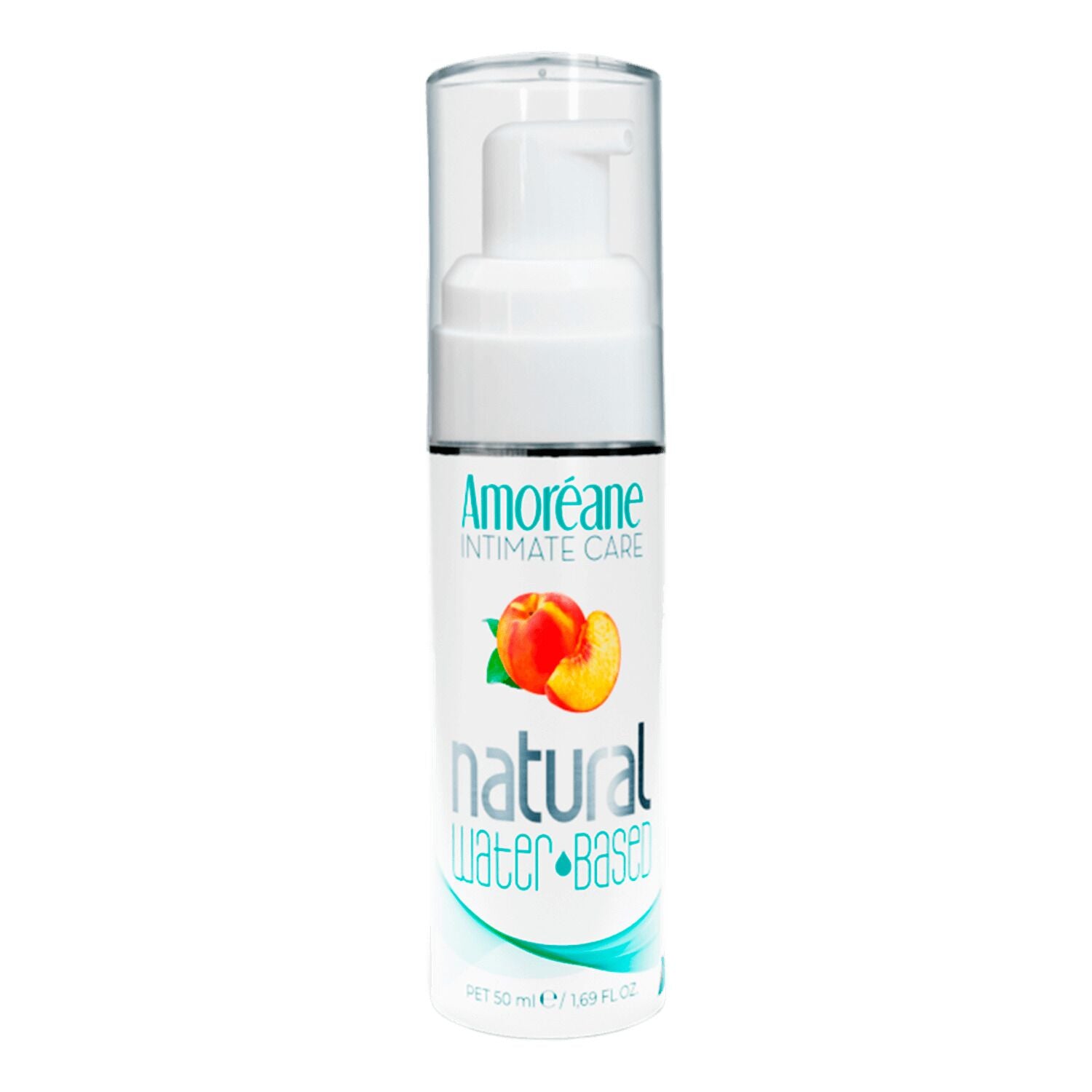 Amoreane (Іспанія) Лубрикант на водній основі з екстрактом фітопланктону Amoreane Peach (50 мл), морський колаген