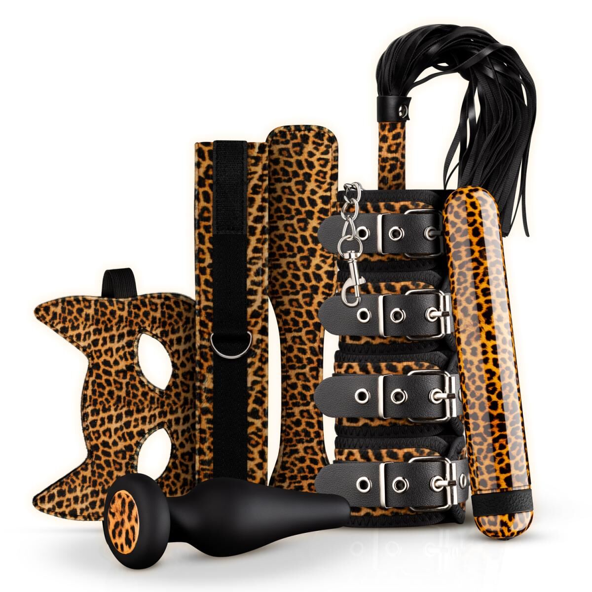 без бренду Набір BDSM-аксесуарів Panthra Gato 8-piece set