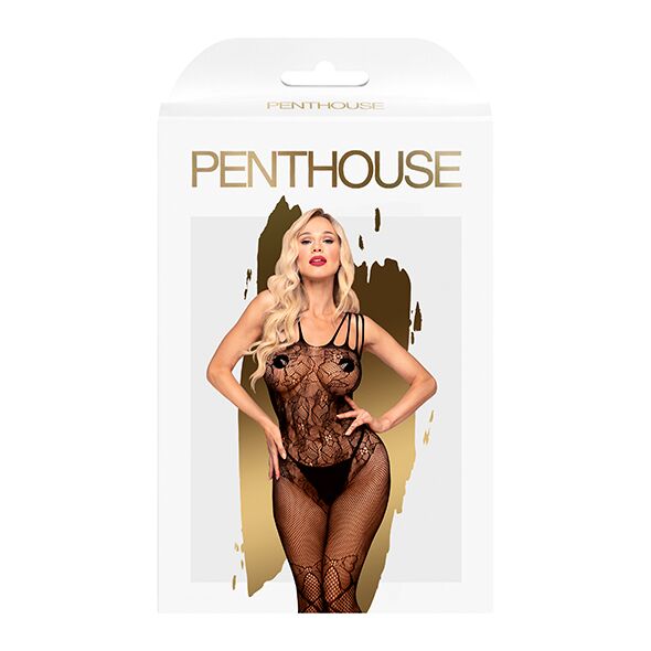 Penthouse (Німеччина) Бодістокінг з доступом до попки Penthouse - Dirty mind black XL