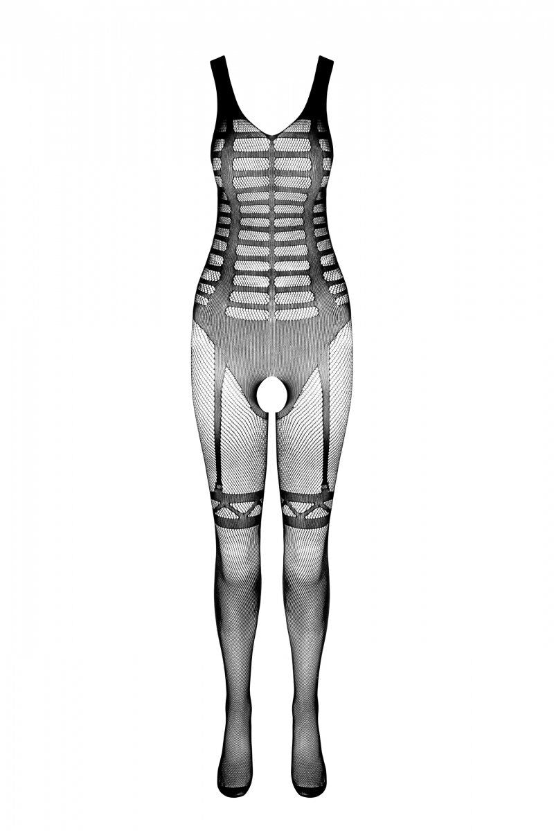 Casmir (Польща) Сітчастий тілесний бодістокінг-боді з симетричним малюнком Casmir CA005