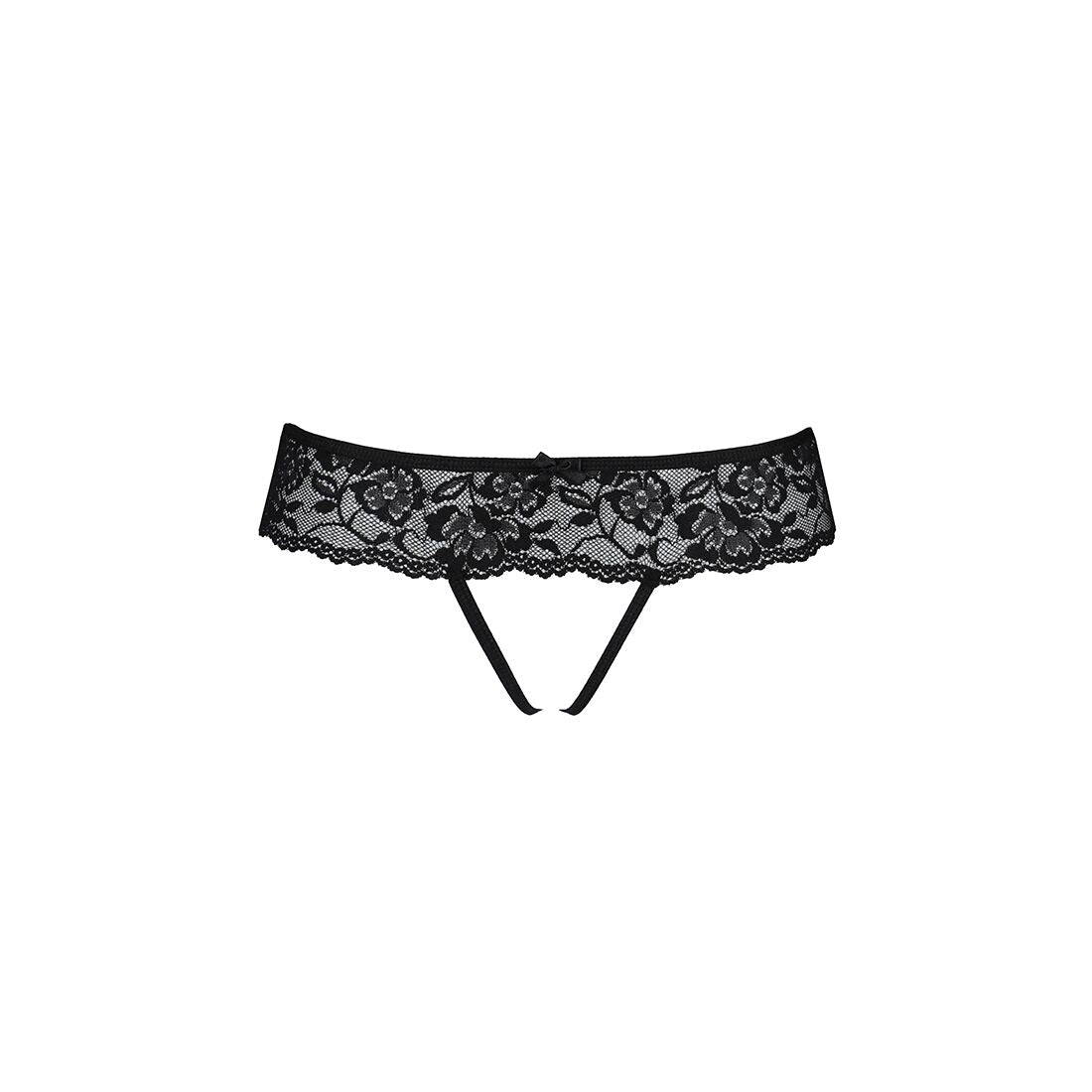 Passion (Польща) Мереживні стрінги з доступом Passion SENIA THONG S/M, black