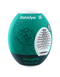 Satisfyer (Німеччина) Самозмащувальний мастурбатор-яйце Satisfyer Masturbator Egg Naughty, одноразовий, не потребує змазки