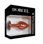 Металева анальна пробка із прикрасою у вигляді кристалу Dorcel - Diamond Plug