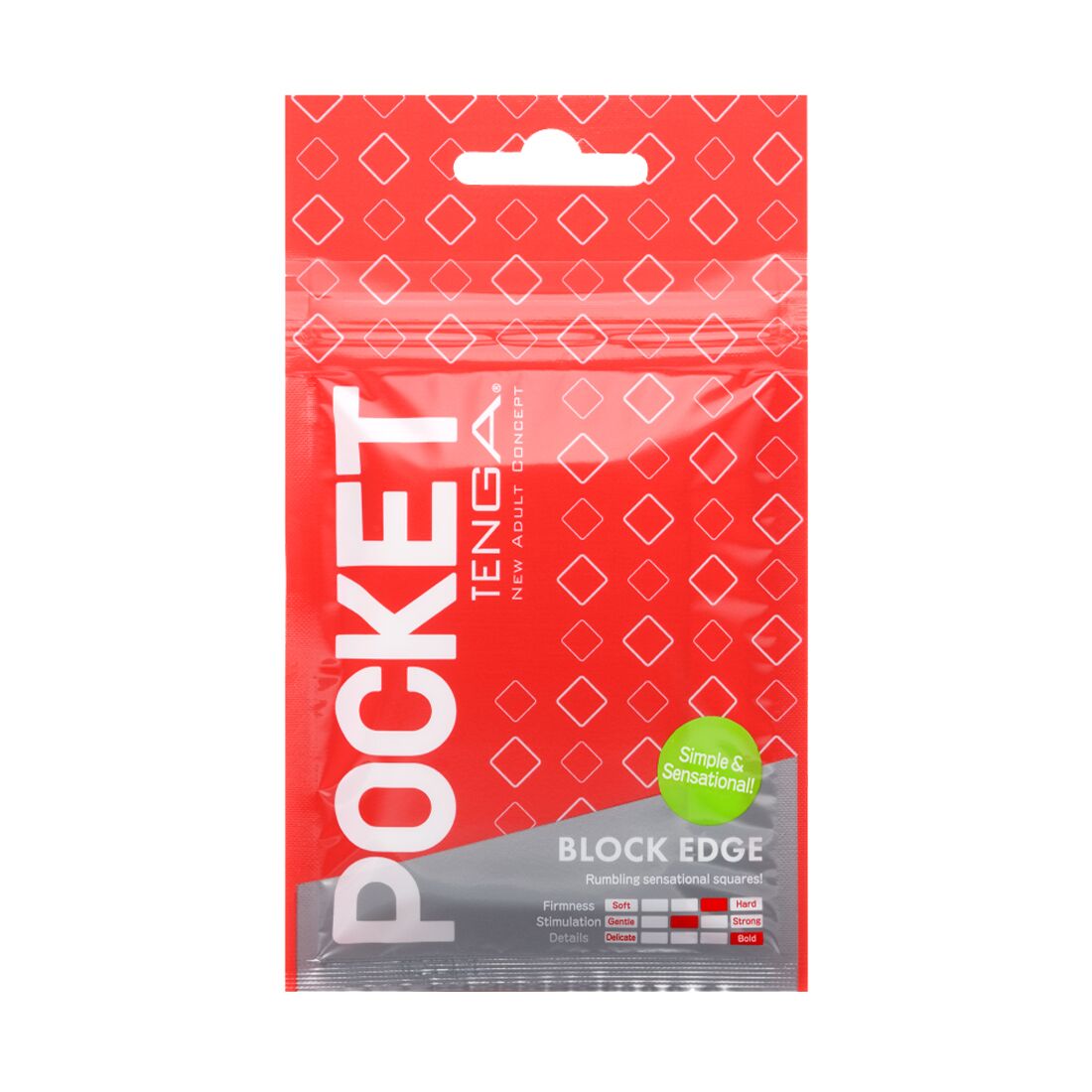 Tenga (Япония) Мастурбатор TENGA Pocket Block Edge