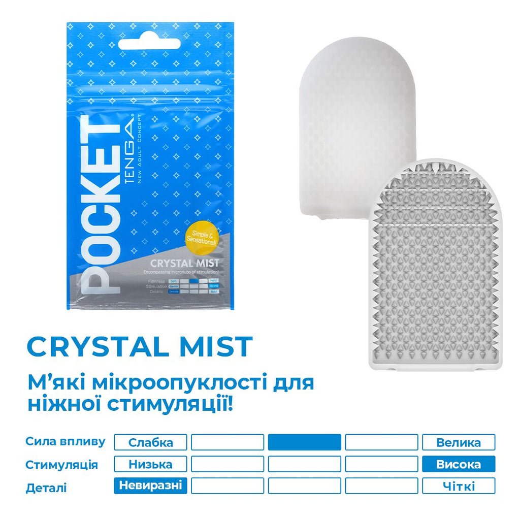 Tenga (Япония) Мастурбатор TENGA Pocket Crystal Mist