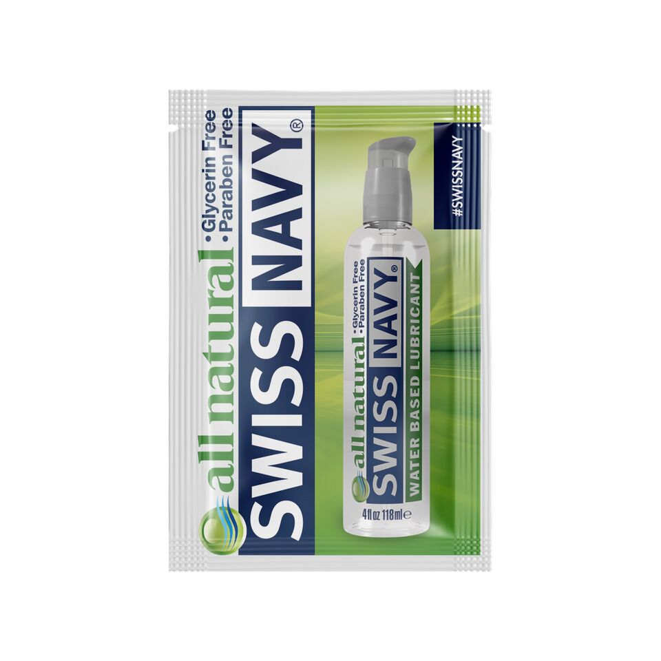 Swiss Navy (США) Пробник лубриканта для чутливої шкіри Swiss Navy All Natural 5 мл