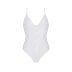 Боді з ажурним декором та відкритим кроком Passion URSULA BODY L/XL