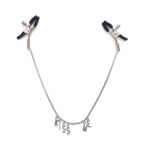Art of Sex (Україна) Затискач для сосків на ланцюжку Art of Sex - Nipple Сlamps Kiss Me