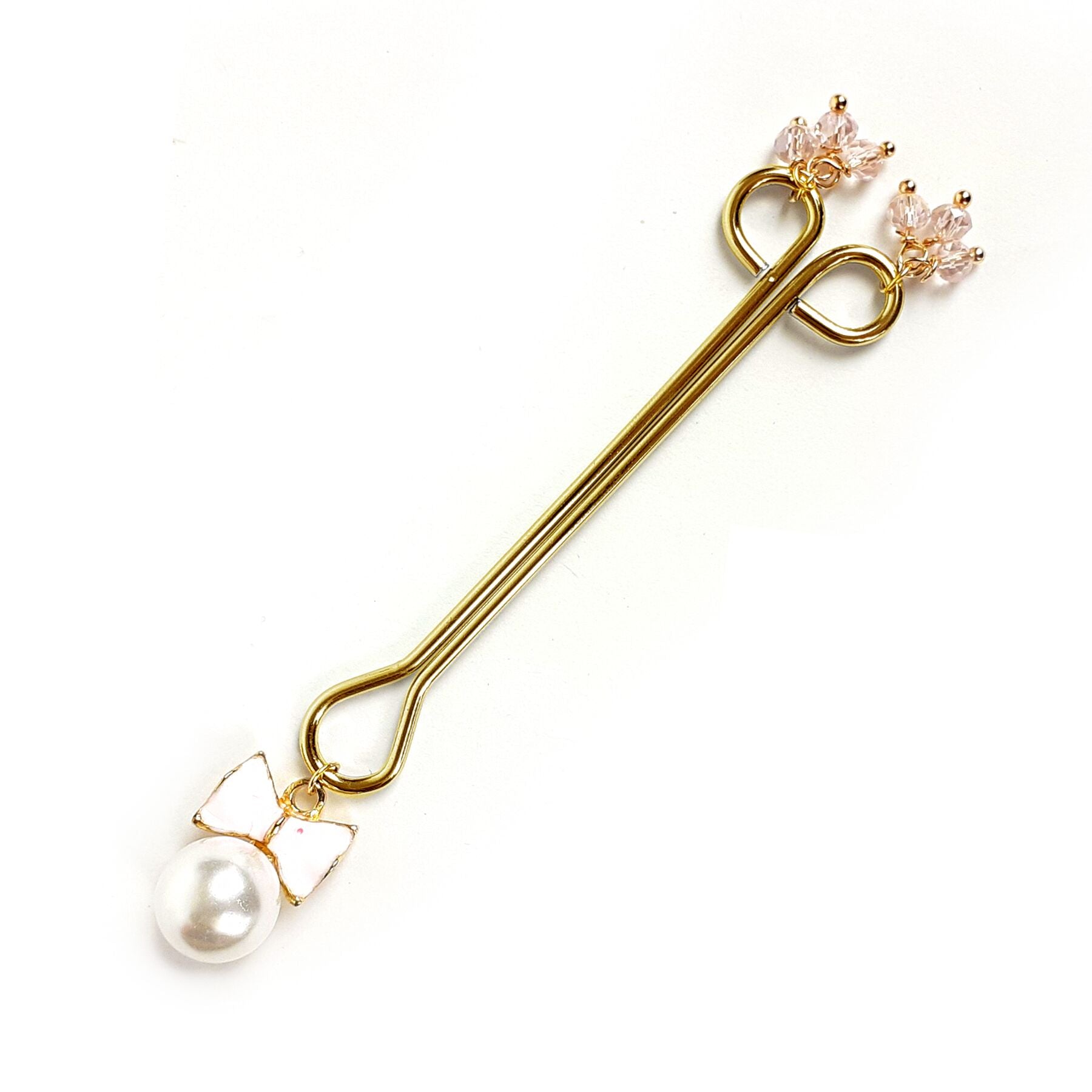 Art of Sex (Україна) Затискач для клітора Art of Sex - Clit Clamp Bow Pearl