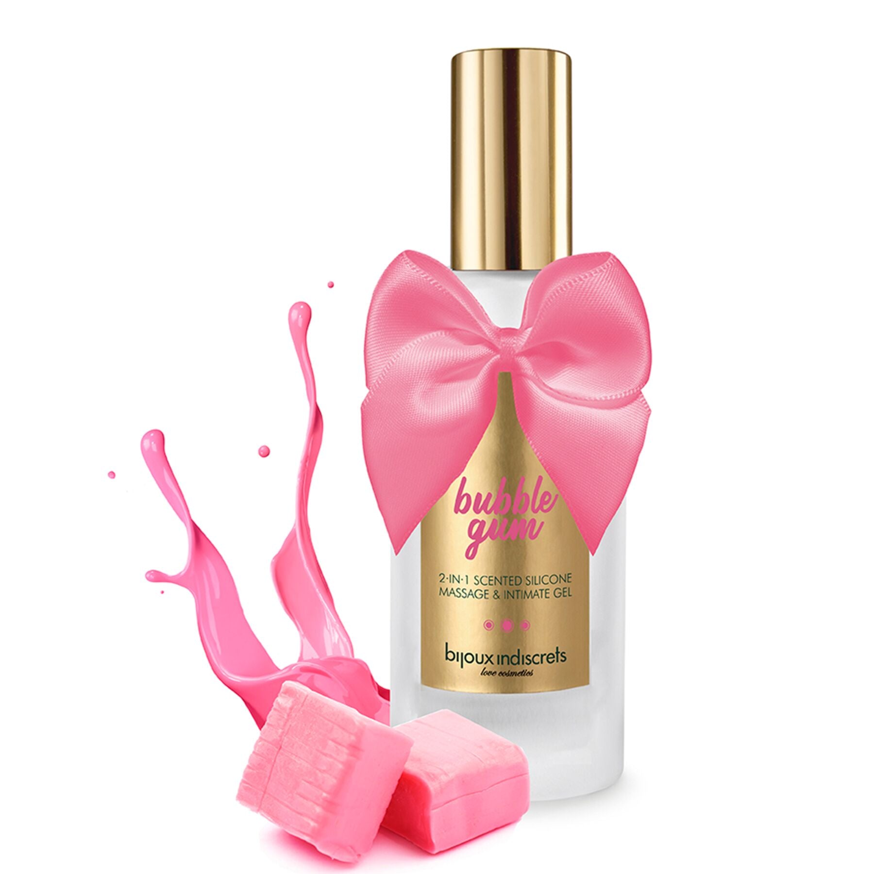 Bijoux Indiscrets (Іспанія) Лубрикант на силіконовій основі 2в1 Bijoux Indiscrets Bubblegum для сексу та масажу
