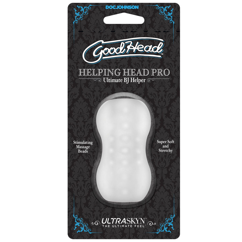 Doc Johnson (США) Мастурбатор Doc Johnson GoodHead – Helping Head Pro – Frost