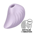 Вакуумний кліторальний стимулятор із вібрацією Satisfyer Pearl Diver Violet
