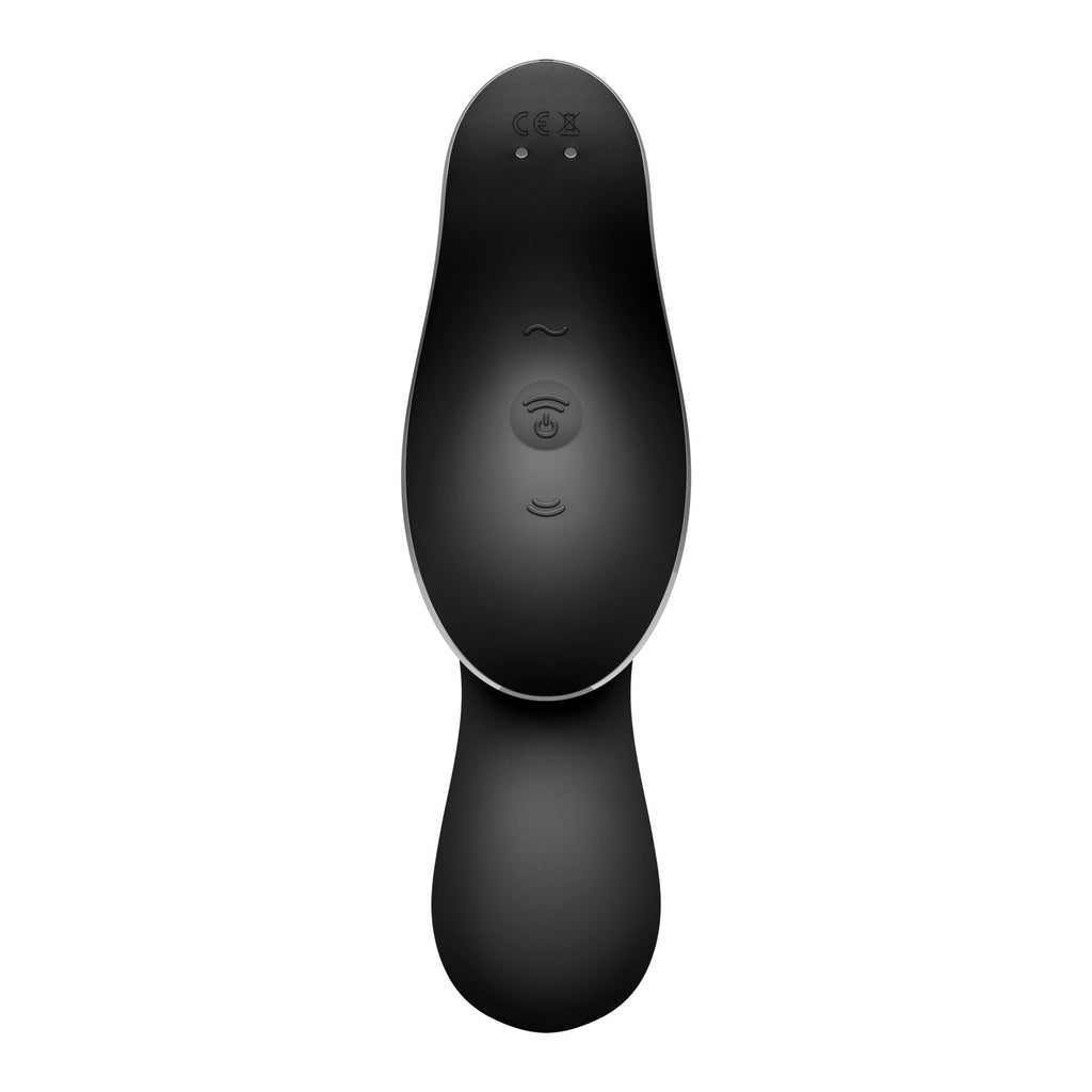 Вакуумний стимулятор з вібрацією Satisfyer Curvy Trinity 2 Black