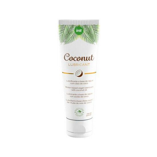 Intt (Бразилия-Португалия) Доглядальний лубрикант Intt Coconut з кокосовою олією на водній основі (100 мл)