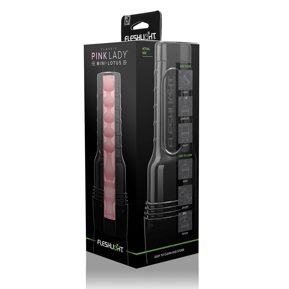 Fleshlight (США) Мастурбатор-вагіна Fleshlight Pink Lady Mini-Lotus Нова текстура