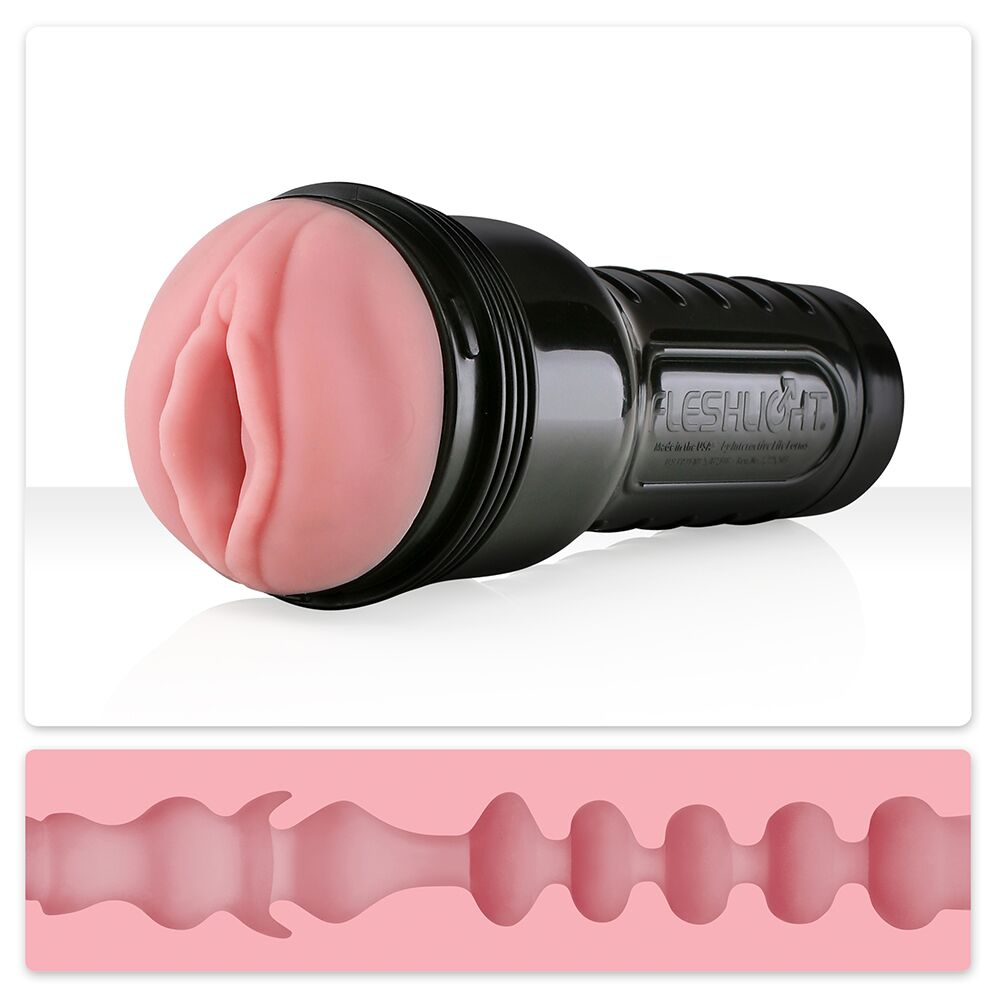 Fleshlight (США) Мастурбатор-вагіна Fleshlight Pink Lady Mini-Lotus Нова текстура