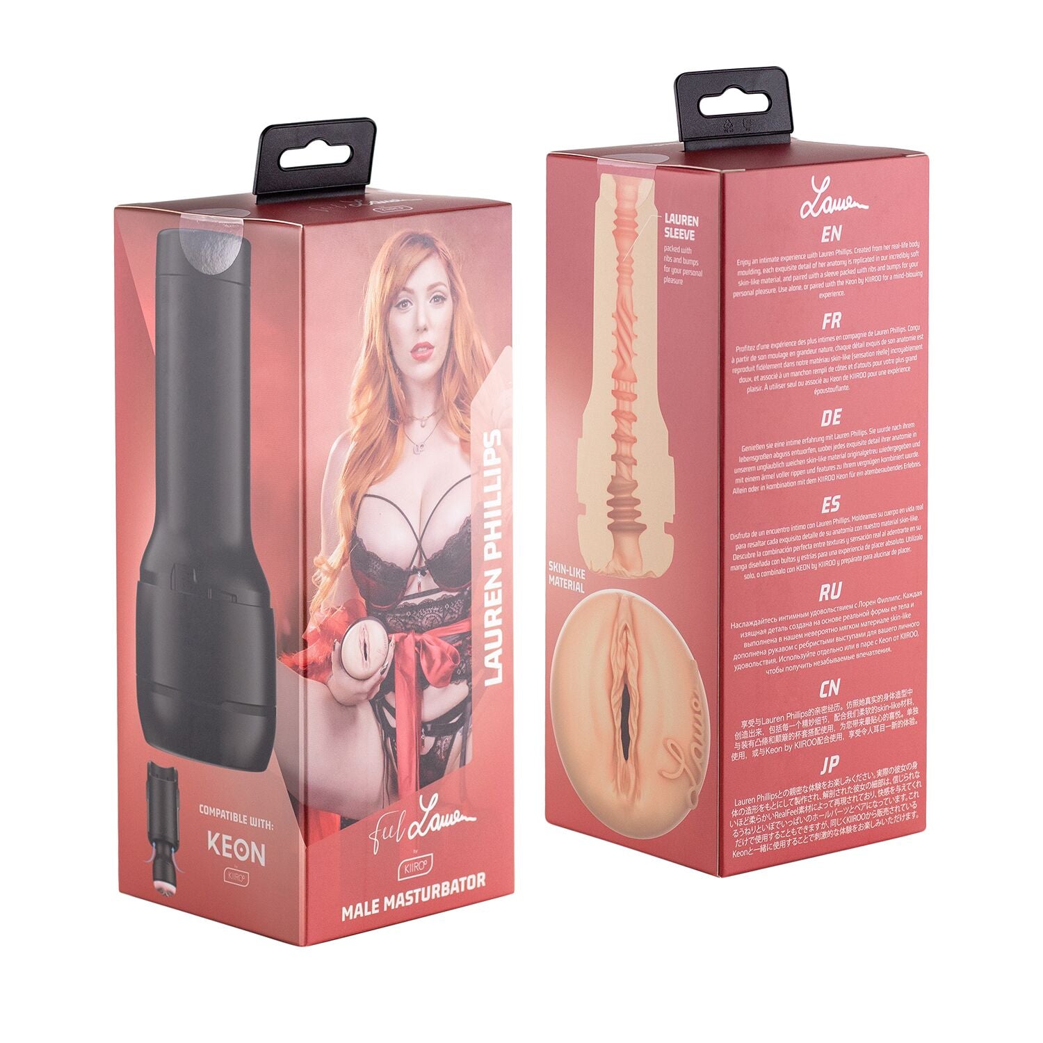 Kiiroo (Нідерланди) Мастурбатор Kiiroo Feel Lauren Phillips, копія вагіни порнозірки