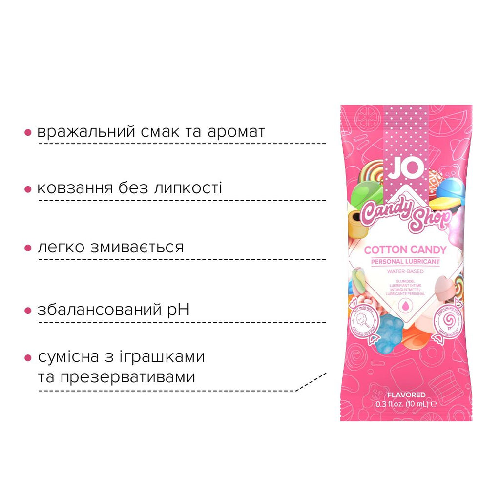 JO (США) Пробник JO H2O - Cotton Candy (10 мл)