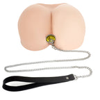 Металева анальна пробка Art of Sex Metal Anal Plug with Leash size з повідцем