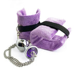 Наручники з металевою анальною пробкою Art of Sex Handcuffs with Metal Anal Plug size M