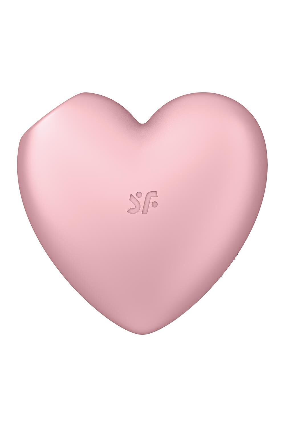Вакуумний стимулятор-серце з вібрацією Satisfyer Cutie Heart Light Red