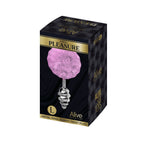 Металева анальна пробка Кролячий хвостик Alive Fluffy Twist Plug, діаметр 3,8 см