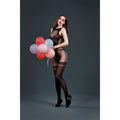 Moonlight (Іспанія) Бодістокінг з доступом Moonlight Model 14 XS-L Black, малюнок боді та панчіх на підв’язках