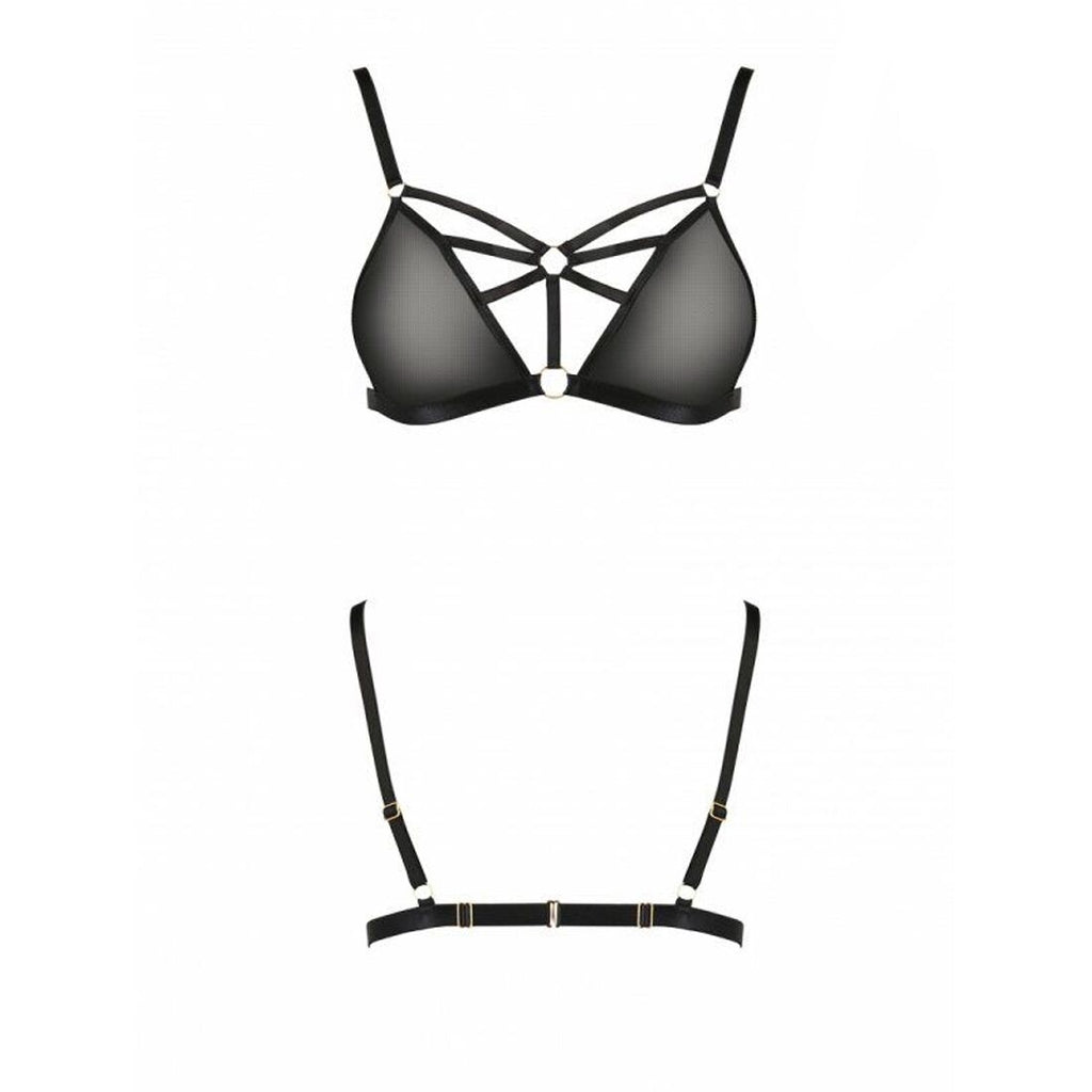 Passion (Польща) Бюстгальтер-стрепи Passion Exclusive Meggy Bra XXL/XXXL, black